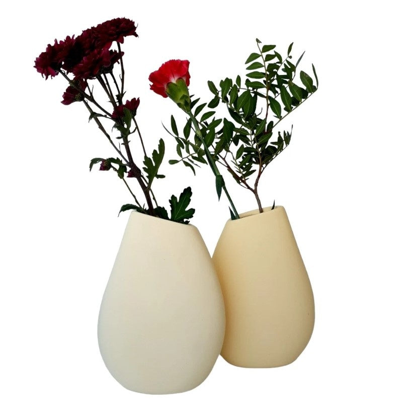 Beige vaas
