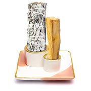 Keramische smudge en palo santo brander
