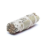 Witte salie smudge met eucalyptus | 2 stuks | ca 10cm