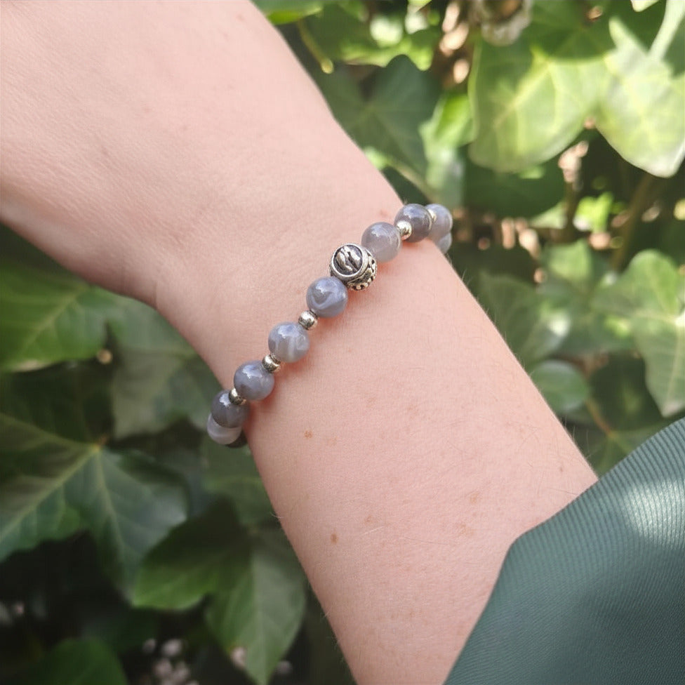 Edelstenen armband | Sterrenbeeld Schorpioen | Agaat