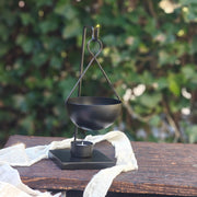 Amberblokjes brander