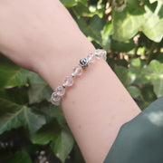 Edelstenen armband | Sterrenbeeld Leeuw | Bergkristal
