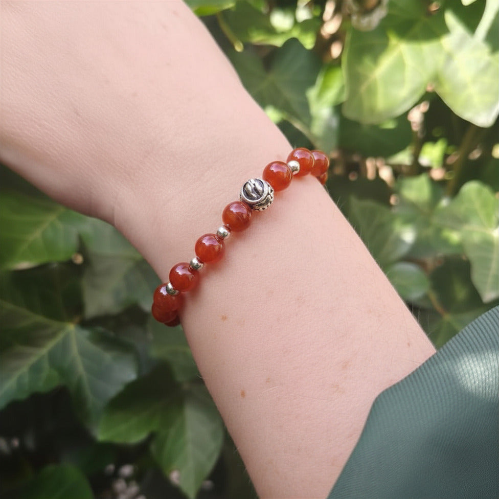 Edelstenen armband | Sterrenbeeld Maagd | Carneool