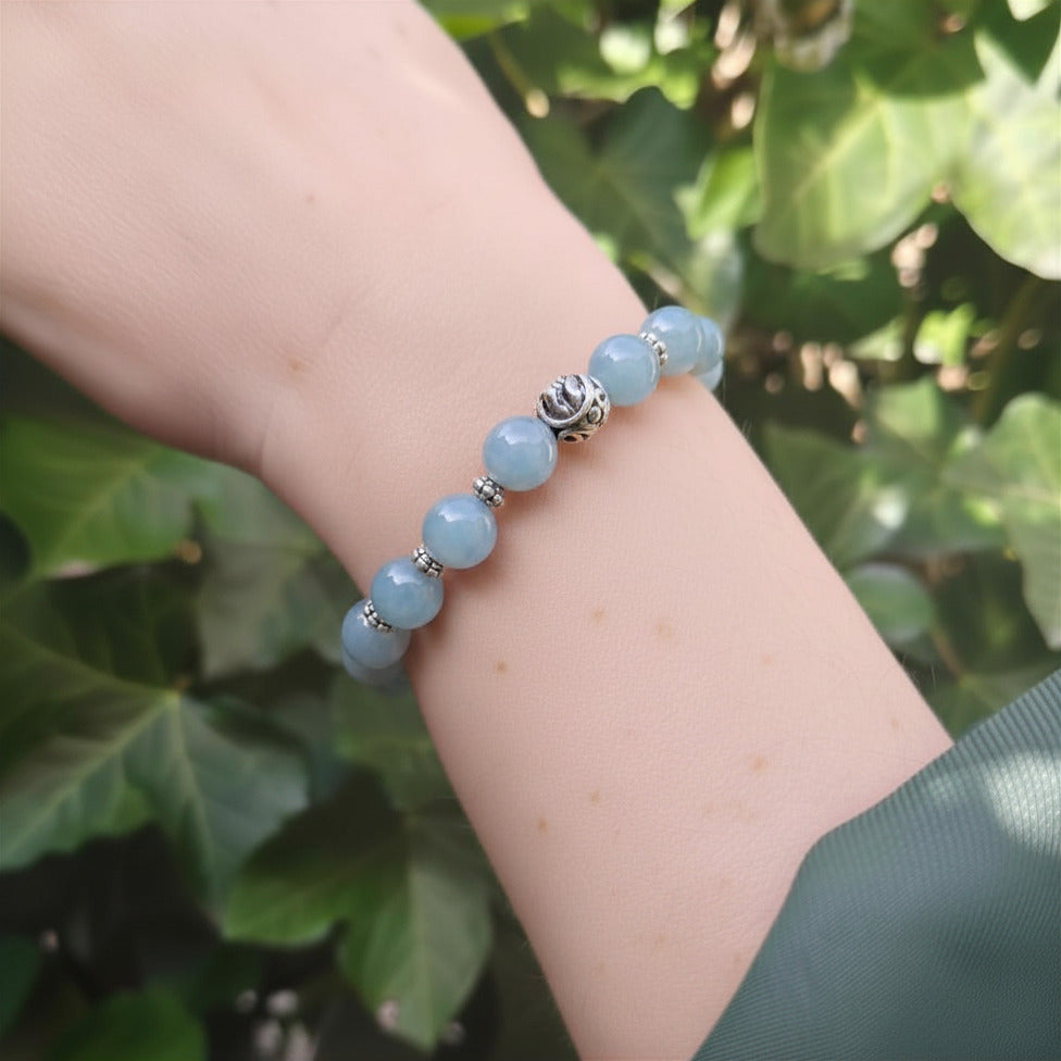 Edelstenen armband | Sterrenbeeld Waterman | Chalcedoon