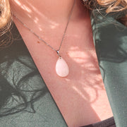 Edelstenen ketting | Sterrenbeeld Stier | Roze kwarts