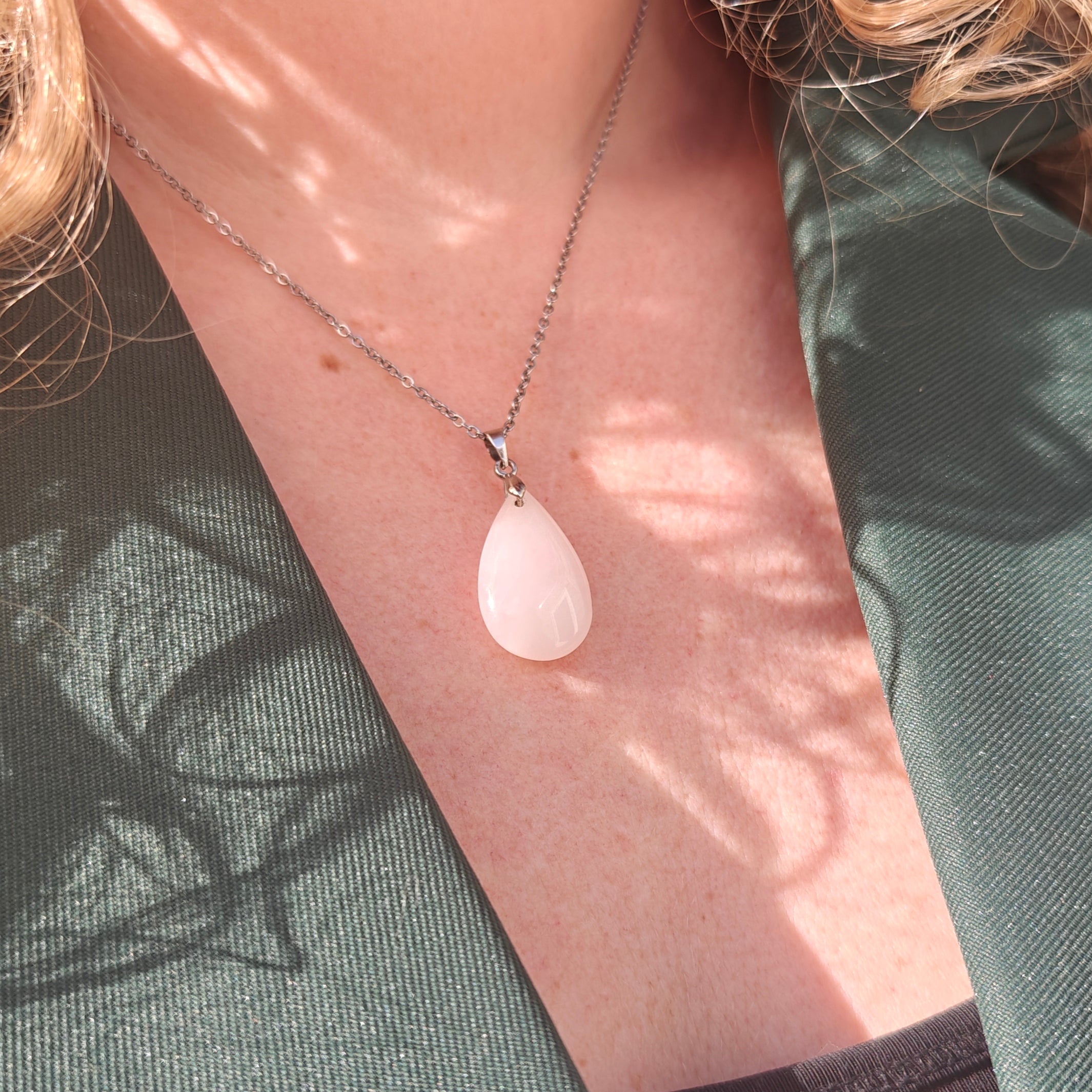 Edelstenen ketting | Sterrenbeeld Stier | Roze kwarts