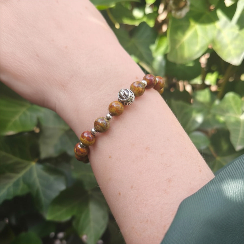 Edelstenen armband | Sterrenbeeld Ram | Jaspis