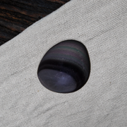 Obsidiaan regenboog Zaksteen