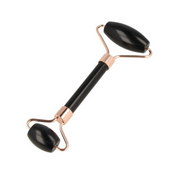 Obsidiaan zwart gezicht massage roller