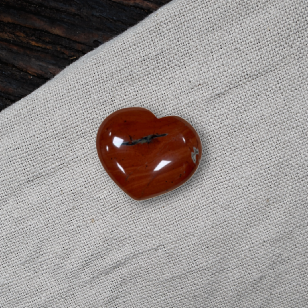 Rode jaspis hart