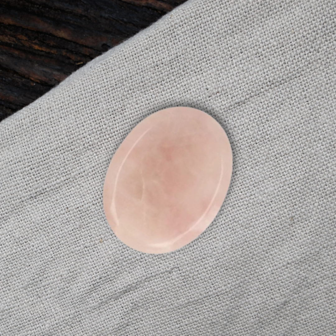 Roze kwarts zaksteen