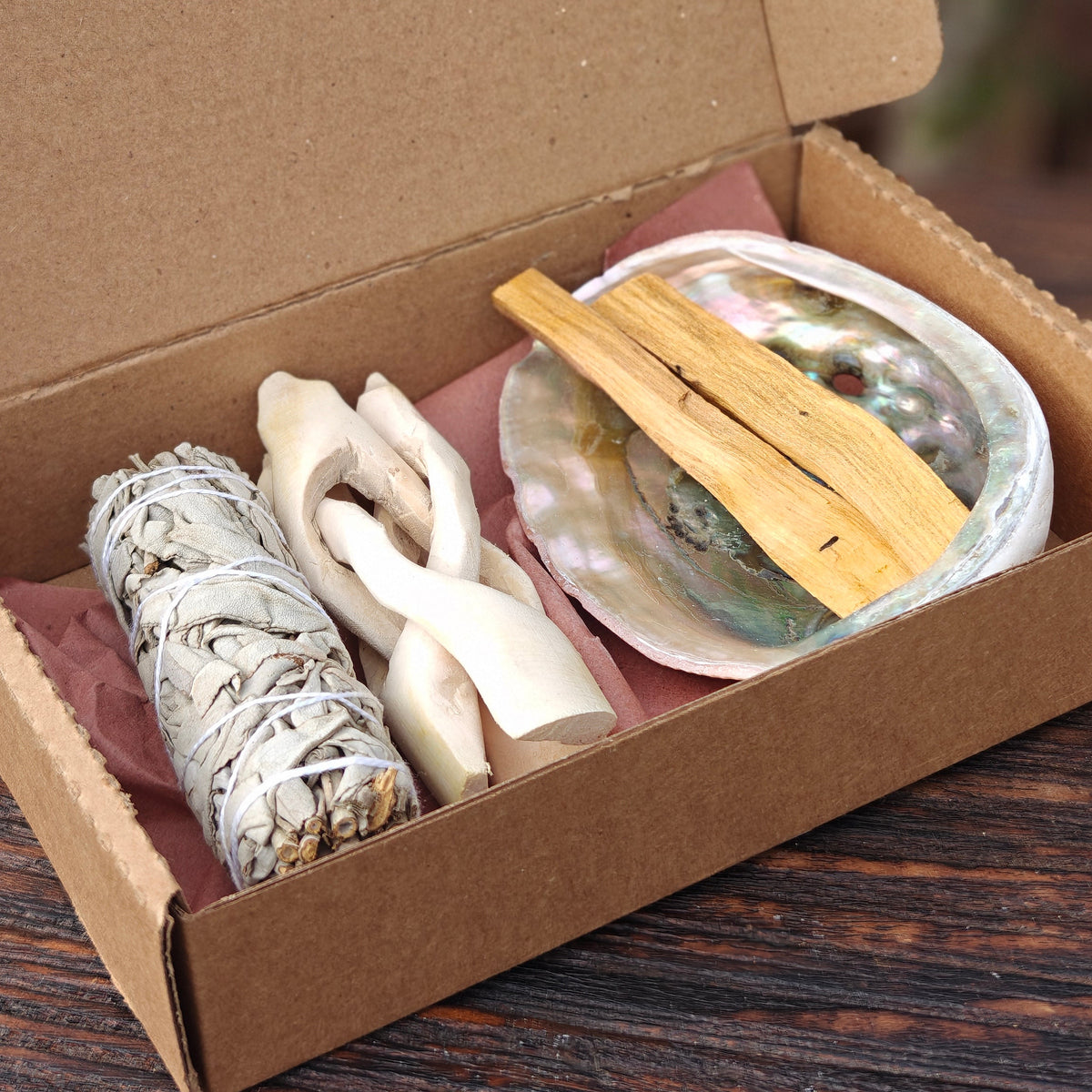 Smudge set | Witte salie & Palo Santo | Huisreiniging