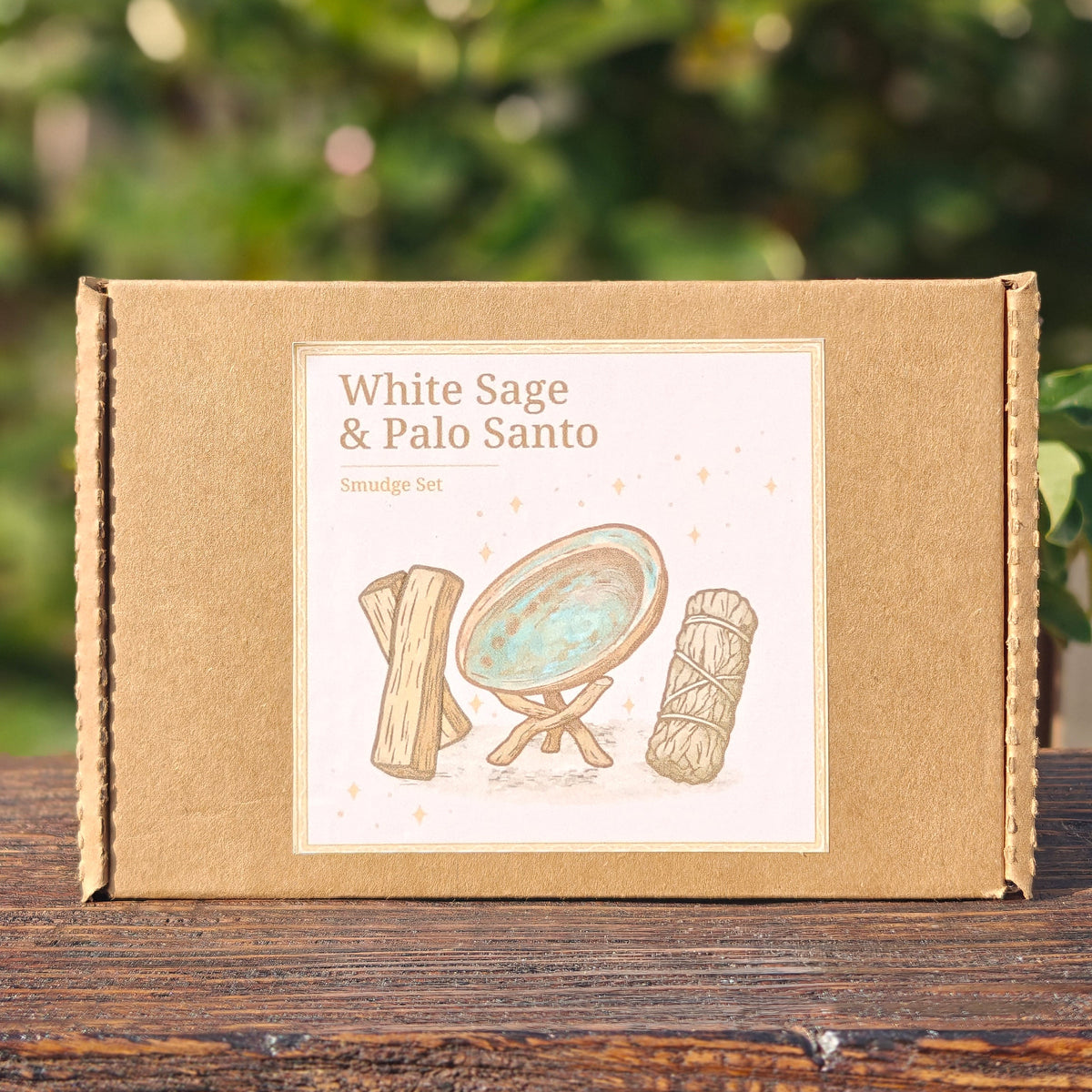 Smudge set | Witte salie & Palo Santo | Huisreiniging
