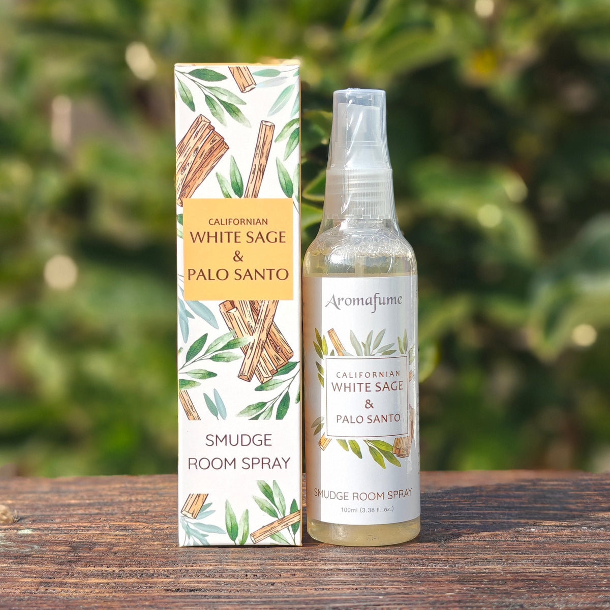 Smudge spray witte salie & palo santo | Aromafume | 100ml