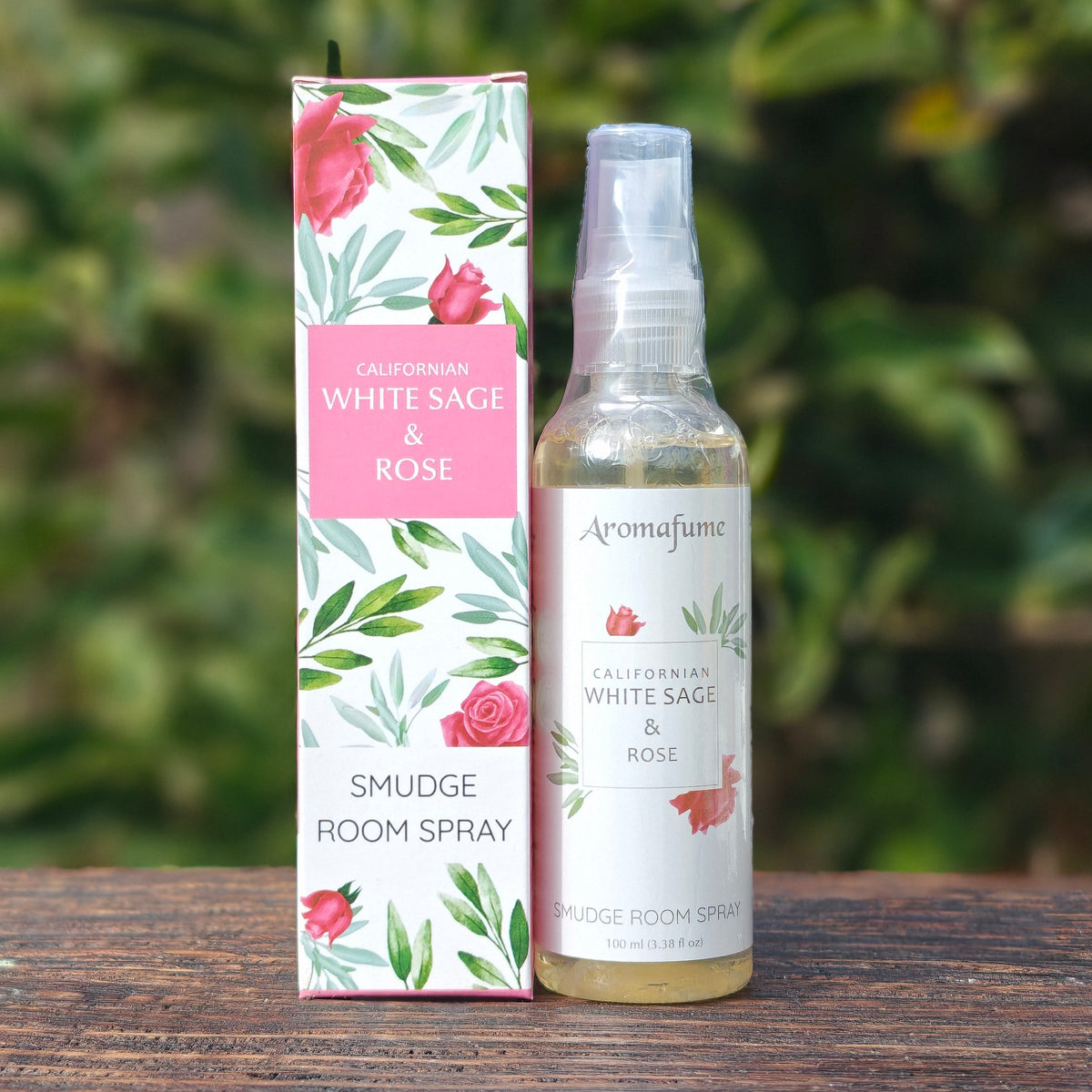 Smudge spray witte salie & roos | Aromafume | 100ml