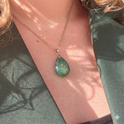 Edelstenen ketting | Sterrenbeeld Kreeft | Aventurijn
