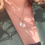 Edelstenen ketting | Sterrenbeeld Leeuw | Bergkristal