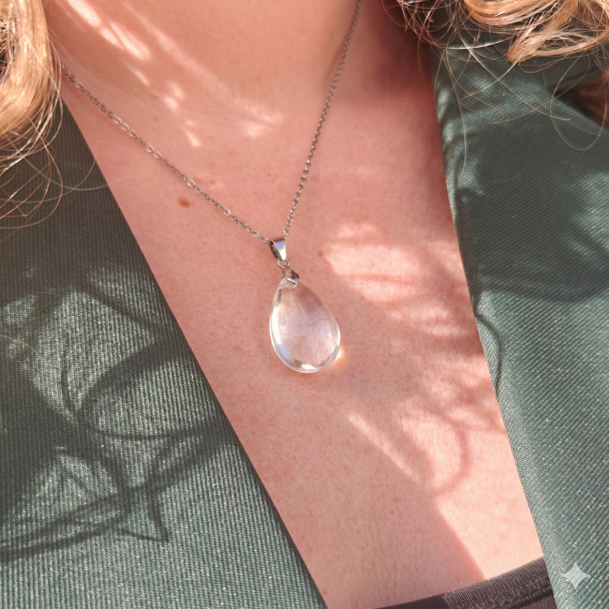 Edelstenen ketting | Sterrenbeeld Leeuw | Bergkristal